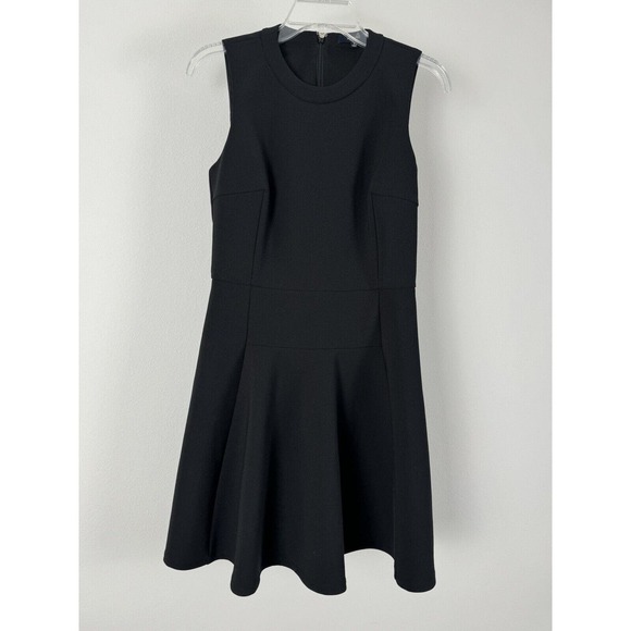 MADEWELL Fit And Flare A-line Dress Classic Modest in Black XS 2 MINT - Picture 4 of 9